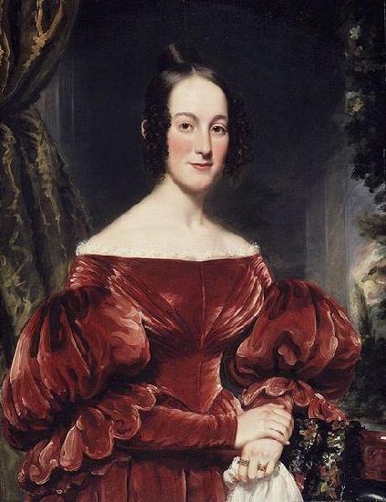 Henry Inman Mrs. Robert Lowden France oil painting art